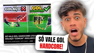 SÓ VALE GOL HARDCORE! REAGINDO AO BANHEIRISTAS O CANAL DOS GOLAÇOS