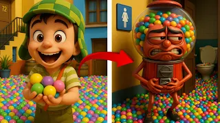 LA VECINDAD SE LLENÓ DE CHICLES... PERO EN REALIDAD NUNCA FUERON CHICLES || Compliación #3