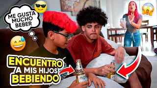 Encuentro A Mis Hijos Tomando Cervezas | Broma |