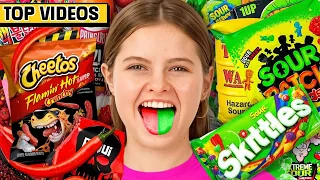 Craziest Challenges with Food in 48 Hours! | Jordan Matter