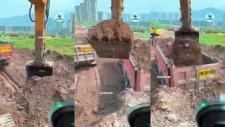 The Process Of Soil Excavation And Transportation P1274