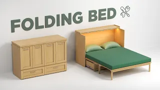 Smart Folding Bed Cabinet DIY