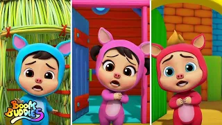Trois Petits Cochons Chanson Maternelle et Conte de Fée pour Les Enfants