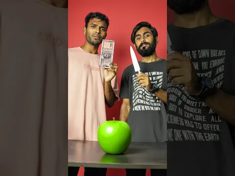 Cut This Apple Win ₹500 🤑