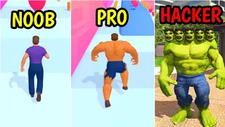 Noob Vs Pro Vs Hacker | in Rage Control 3d | Hulk | Sanskari Gaming