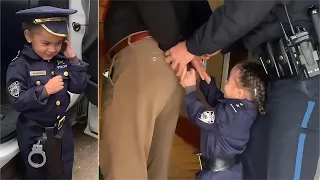 Little Cop Arresting Bad Neighbors