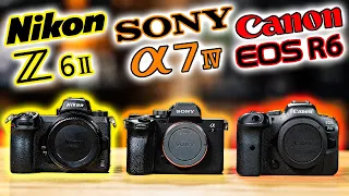 Canon EOS R6 vs Sony a7 IV vs Nikon Z6 II: Which Camera SHOULD You Buy?