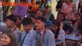 वात्सल्य विद्या निकेतनकी Farewell program आफ्नो शब्दहरुलाई र्याप गीत मार्फत प्रस्तुत गर्दै #rapper