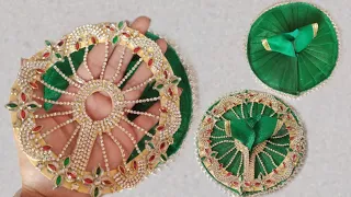2no. laddu gopal ji ki HEAVY poshak in easy way || heavy and beautiful dress