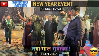 New Year Party Vlog❤️😍||SanchuActor Vlog #sanchuactor #manavtuteja #viralvideo 