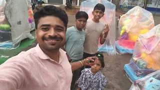 श्रावणीचा Friend गणपती बाप्पा घरी आणला श्रावणी खुप खुश झाली Ganapati Bappa Morya Mangal Murti Morya
