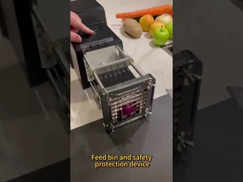 Stainless steel vegetable cutter is an efficient assistant in modern kitchen🍴 #machine