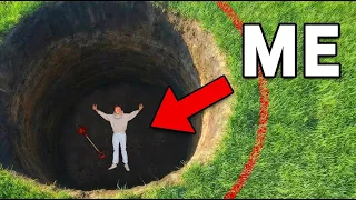 How BIG of a Hole can I Dig in 24 Hours?!