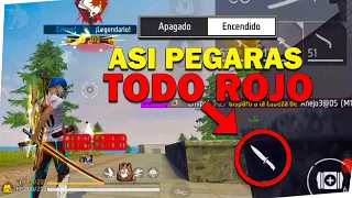 ✅ REVELO EL TRUCO SECRETO PARA PEGAR TODO ROJO👺* NADIE TE LO DIRÁ * (FREE FIRE 2024)