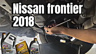 #nissanfrontier #cambio #haceite #de #motor #filtro #tutorial