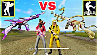 THRASH METALLIC THOMPSON VS DRAGON MOB THOMPSON -BEST GUN IN FREE FIRE