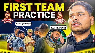 First Team Practice at Lucknow🏏😍|| Balram Mandal #vlog