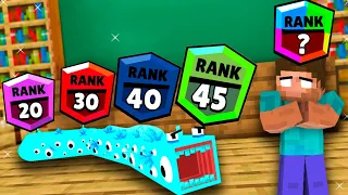 DIAMOND EATER max LVL RANK and NOOB EPISODE - Minecraft Animation