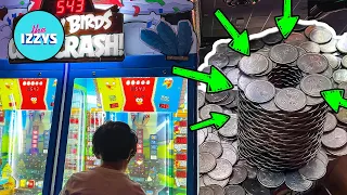 WE HACKED DAVE & BUSTER'S ANGRY BIRDS COIN CRASH!!!
