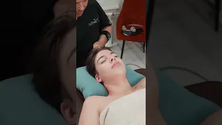 ASMR stretching and chiropractic adjustments for Lisa #chiropractic