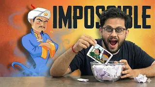 Playing Lucky draw with AKINATOR!