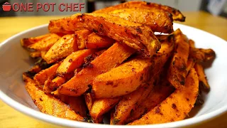 Oven Baked Sweet Potato Fries | One Pot Chef