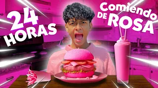 24 horas comiendo ROSADO!!💕💖💗💓