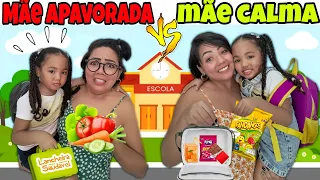 MÃE CALMA VS MÃE APAVORADA LANCHE DA ESCOLA #16 / Jéssica Viana