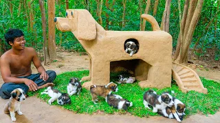 Build a MUD DOG HOUSE for Rescued Puppies and Get Crafty
