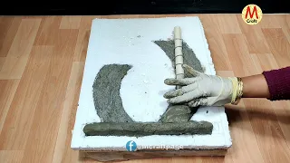 Two table top waterfall fountain making at home