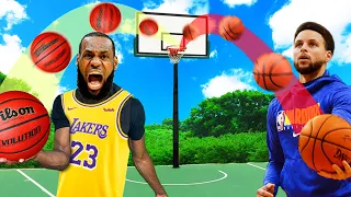 LEBRON JAMES vs STEPH CURRY Trick Shot H.O.R.S.E.