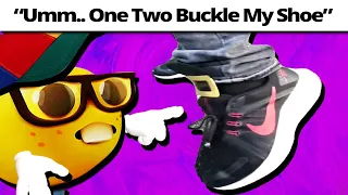 Kids with Buckle My Shoe be like
