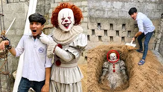 PENNYWISE TRIED TO KILL ME ll BUT I BURIED HIM IN HIS OWN GRAVE! 😱⚰️