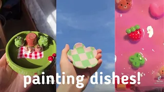clay dishes (painting and decorating!) lots of froggies YAYY