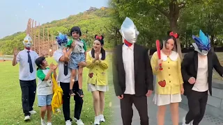 Real Ultraman 2022 奧特曼兄弟的精彩戰鬥系列  賽羅，迪迦，小黃鴨和托雷基亞的舞蹈  dance Zero Ginga Tiktok tik tok Z  #shorts 01151