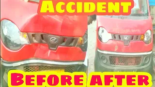 Jeeto Accident Make up before & after