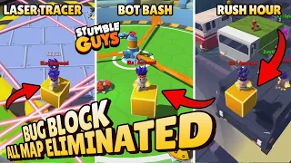 BUG BLOCK ALL MAP ELIMINATED! TINGGAL NAIK & GAK KENA JEBAKAN! - Stumble Guys