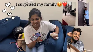 Surprised my family and their reaction was just🥹❤️ || Kareenanaidu || #shorts#familyvlog