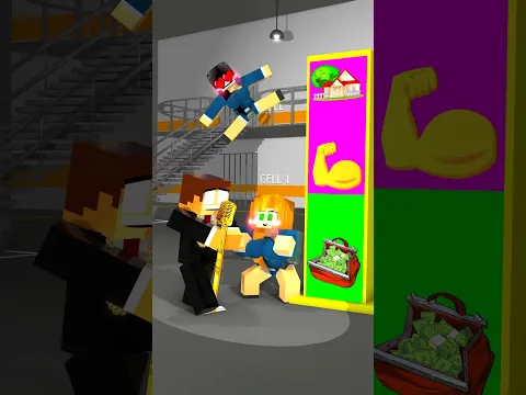 Help Herobrine Get ALEX and SADAKO Attention In Barry Prison Rank Up Challenge!