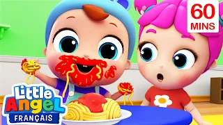 Les bonnes manières à table | Comptines avec Bébé Louis | Little Angel Français