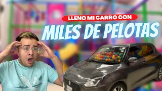 LLENAMOS UN AUTO CON MILES DE PELOTAS 😱🚗 || TRIKILABERINTO