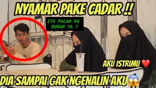 NYAMAR JADI WANITA BERCADAR ! JEMPUT PACAR DI CAFE, DIA GAK NGENALIN AKU ?