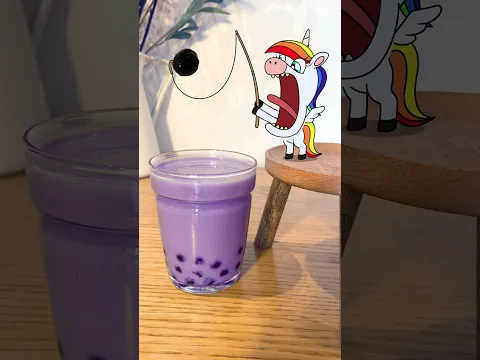 Halloween Unicorn fishes in Boba! What Mysteries lie Inside? (Animation Meme) #boyanddragon #shorts