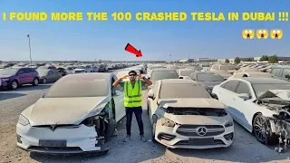 I Found More Then 100 Crashed Tesla In Dubai | Copart Auction