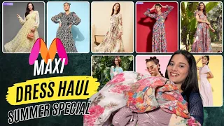 Myntra Maxi Dress Haul #myntrahaul