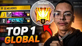 🔴 FREE FIRE AO VIVO 🔴 TOP 1 GLOBAL AINDA HOJE! RUMO AO DESAFIANTE BROTA! - LOS ACADEMY #200k​​​🔥