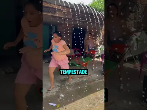 Eles Fingiram Chuva… E a Mãe Quase Pegou Eles 😂🌧️