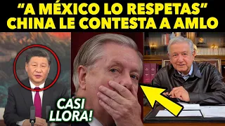 CHINA METE LAS MANOS ¡CONTESTA CARTA A AMLO! AYUDARÁ A DEFENDER SOBERANIA...