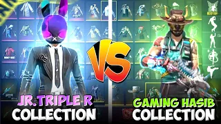 @Siambhai1 vs @Gaming_Hasib কে জিতবে কালেকশন VS এ 😱😱। ১ লাখ 💎 এর? #freefire