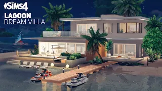 Dream Villa in Lagoon Beach 🏝️(No CC) Sulani | the Sims 4 | Stop Motion